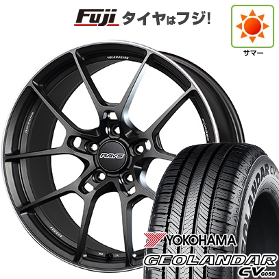 【新品国産車用5穴114.3】 | 夏タイヤ ホイール4本セット | 225/55R18 | ヨコハマ ジオランダー CV G058 | RAYS レイズ ボルクレーシング G025 | 8J 18インチ