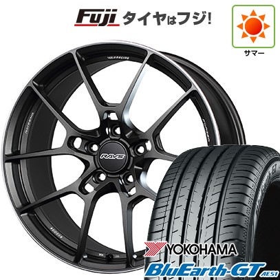 GEOLANDAR - 【新品国産車用 5穴114.3車】 夏タイア 車輪4本仕掛ける 225/50R18 ヨコハマ 青碧地びた GT AE51 RAYS レイズ ボルクレーシング G025 18in 自動車-タイヤ、ホイール