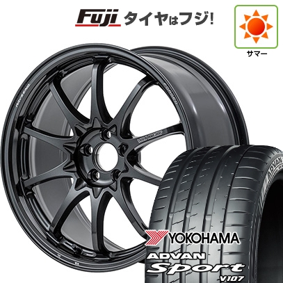 ADVAN - 【はち切れる引き請ける付き添い人】【新品】シビック 手あいR(FL5) | 夏タイア 車輪4本仕掛ける | 265/35R18 | 居住地ヴァン 運動競技 V107 | CE28N-plus | 9.5J 18in 車、バイク、自転車-タイヤ、ホイール