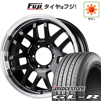 【新品】ご機嫌はやりっ児200系 夏タイア 車輪4本仕かける 215/60R17 109/107R ブリヂストン GL-R RAYS レイズ A LAP-07X 17in