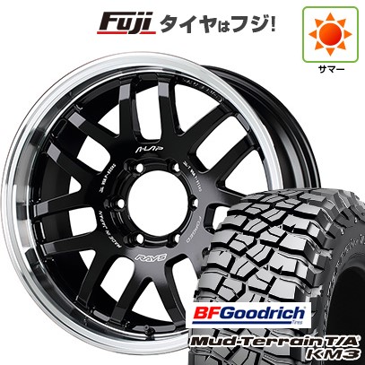【新品】プラド/ハイラックス 夏タイヤ ホイール４本セット 265/70R17 BFグッドリッチ マッドテレーンT/A KM3 レイズ A LAP-07X 17インチ