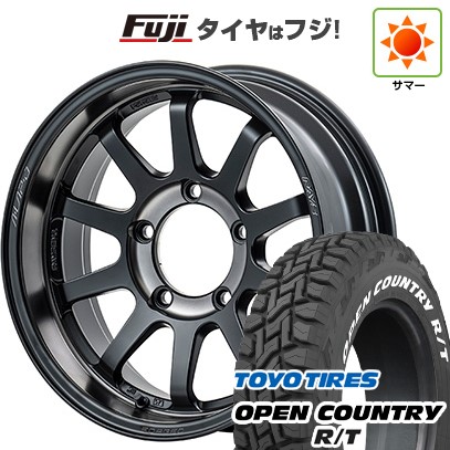 OPEN COUNTRY - 【新品】ジムニーシエラ/ジムニーノマド 夏タイア 銀輪4本仕かける 225/70R16 明けひろげカントリー R/T RWL/RBL レイズ A LAP-J 2324 LIMITED EDITION 16in