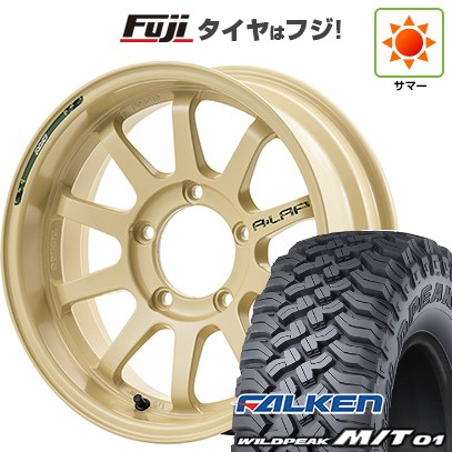 WILDPEAK - 【新品】ジムニー 夏タイア 銀輪４本仕かける 185/85R16 ファルケン ワイルドピーク M/T01 レイズ A LAP-J DESERT EDITION 16in