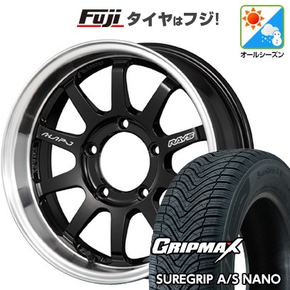 グリップマックス - 【新品】ジムニー オール時期タイア 車輪４本仕掛ける 175/80R16 GRIP MAX シュアグリップ オール時期 ナノ(押さえる) レイズ A LAP-J FORGED 16in 自動車-オールシーズンタイヤ、ホイールセット-タイヤ、ホイール