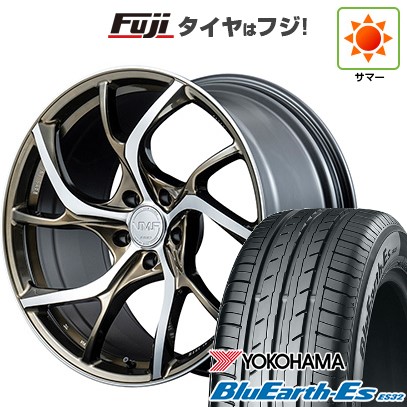 BluEarth 【新品国産車用 5穴114.3車】 夏タイヤ ホイール4本セット 