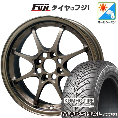新品国産車用 4穴100 オールシーズンタイヤ ホイール4本セット 165/70R14 マーシャル MH22 オールシーズン(限定) RAYS レイズ ボルクレーシング CE28N 14インチ
