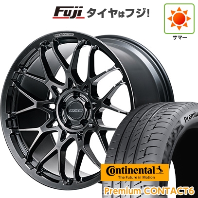 新品国産車用 5穴114.3車 夏タイヤ ホイール4本セット 245/40R21 コンチ プレミアムコンタクト6(特価限定2024年製) RAYS ボルクレーシング G29 21インチ