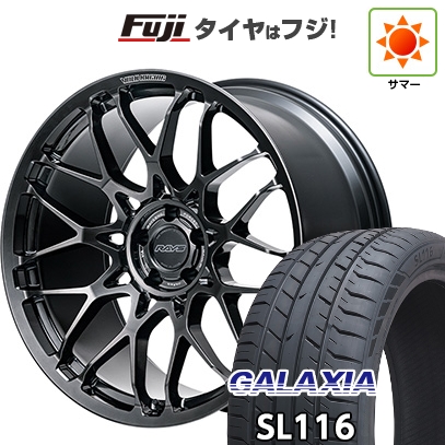 【新品国産車用5穴114.3】 | 夏タイア 車輪4本仕掛ける | 245/40R21 | ギャラクシア SL116(押さえる) | RAYS レイズ ボルクレーシング G29 | 21in 車、バイク、自転車-自動車-夏タイヤ、ホイールセット