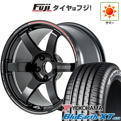 新品国産車用 5穴114.3車 夏タイヤ ホイール4本セット 225/50R18 ヨコハマ BluEarth XT AE61 RAYS ボルクレーシング TE37 サーガ S-plus TIME ATTACK 18インチ