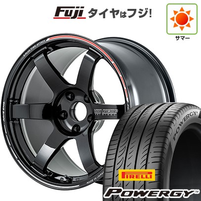 【新品国産車用 5穴100車】 夏タイヤ ホイール4本セット 225/55R18 ピレリ パワジー RAYS レイズ ボルクレーシング TE37 サーガ S-plus TIME ATTACK 18インチ
