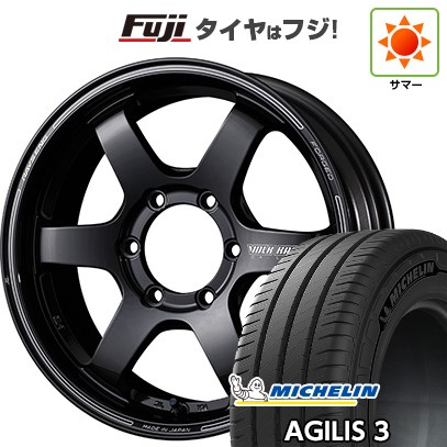 【新品】ハイエース200系 夏タイヤ ホイール4本セット 215/60R17 109/107T ミシュラン アジリス3 RAYS レイズ ボルクレーシング TE37SB 17インチ