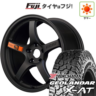 【新品国産車用 5穴114.3車】 夏タイヤ ホイール4本セット 225/65R17 ヨコハマ ジオランダー X-AT G016 OWL RAYS レイズ グラムライツ 57CR SPEC-D 17インチ