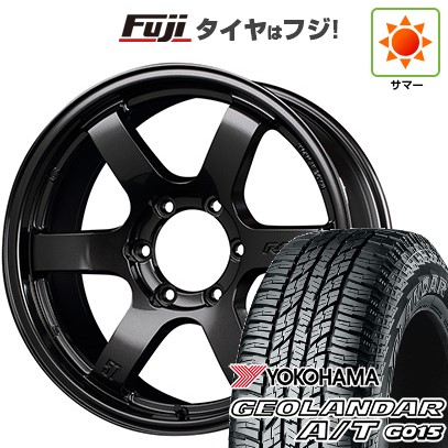 【新品国産車用 6穴139.7車】 夏タイヤ ホイール４本セット 285/70R17 ヨコハマ ジオランダー A/T G015 OWL/RBL レイズ グラムライツ 57DR-X 17インチ