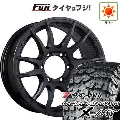 GEOLANDAR - 【新品国産車用 6穴139.7車】 夏タイア 銀輪４本仕かける 35X12.5R17 ヨコハマ ジオランダー X-MT G005 レイズ グラムライツ 57XR-X 17in