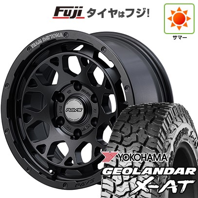 【新品】プラド/ハイラックス 夏タイヤ ホイール４本セット 265/70R17 ヨコハマ ジオランダー X-AT G016 レイズ デイトナ M9+ SPEC-M 17インチ