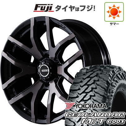 【新品国産車用 6穴139.7車】 夏タイヤ ホイール４本セット 285/70R17 ヨコハマ ジオランダー M/T G003 レイズ デイトナ FDX F6 17インチ