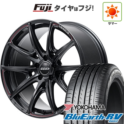 【パンク保証付き】【新品国産車用5穴114.3】 | 夏タイヤ ホイール4本セット | 225/45R19 | ブルーアース RV-03 | RAYS レイズ ベルサス VV25R | 19インチ