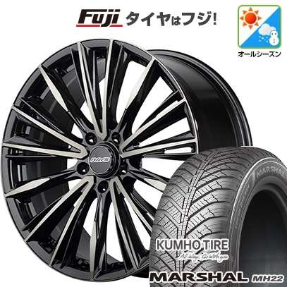 新品国産車用 5穴114.3車 オール時期タイア 車輪4本仕掛ける 235/55R18 マーシャル MH22(押さえる) RAYS ベルサス CC ヴォウジェ LIMITED (6EZ) 18in 自動車-車、バイク、自転車