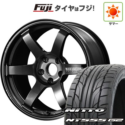 【パンク保証付き】【新品国産車用 5穴114.3車】 夏タイヤ ホイール4本セット 225/45R18 ニットー NT555 G2 RAYS ボルクレーシング TE37 サーガ S-plus 18インチ