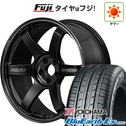 【新品国産車用5穴114.3】 | 夏タイヤ ホイール4本セット | 225/35R19 | ヨコハマ ブルーアース ES32 | TE37 サーガ S-plus Black Shadow | 19インチ