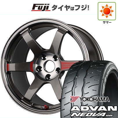 【新品】シビック タイプR(FL5) | 夏タイヤ ホイール4本セット | 265/35R18 | アドバン ネオバAD09 | TE37 サーガ SL | 9.5J 18インチ