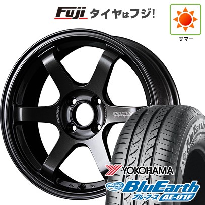 BluEarth 【新品国産車用 4穴100車】 夏タイヤ ホイール4本セット 185 