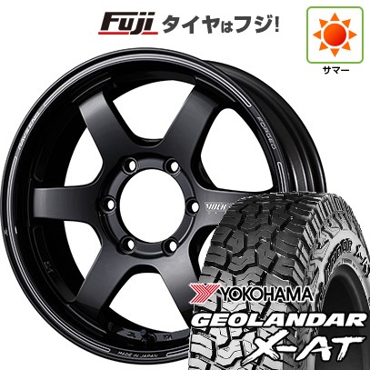 【新品国産車用 6穴139.7車】 夏タイヤ ホイール４本セット 285/65R18 ヨコハマ ジオランダー X-AT G016 レイズ ボルクレーシング TE37SB 18インチ