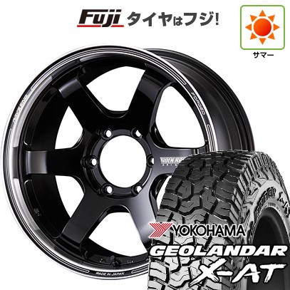 【新品国産車用 6穴139.7車】 夏タイヤ ホイール４本セット 265/65R18 ヨコハマ ジオランダー X-AT G016 レイズ ボルクレーシング TE37SB ツアラー 18インチ