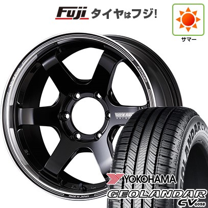 【新品】プラド/ハイラックス 夏タイヤ ホイール４本セット 265/60R18 ヨコハマ ジオランダー CV G058 レイズ ボルクレーシング TE37SB ツアラー 18インチ