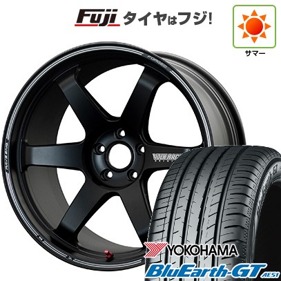 【新品国産車用 5穴114.3車】 夏タイヤ ホイール4本セット 225/45R19 ブルーアース GT AE51 RAYS ボルクレーシング TE37ULTRA トラックエディションII 19インチ