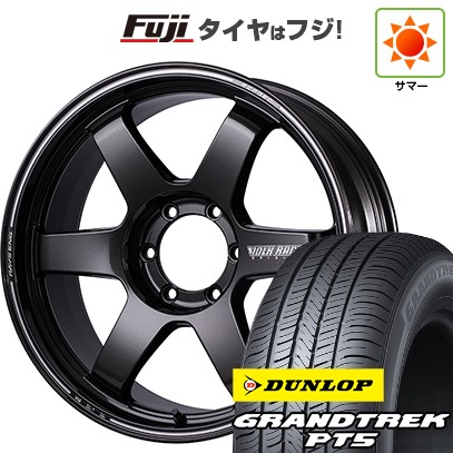 【新品】ランクル250/ランクル300 夏タイヤ ホイール4本セット 265/65R18 DUNLOP グラントレック PT5 RAYS ボルクレーシング TE37ULTRA ラージPCD 18インチ