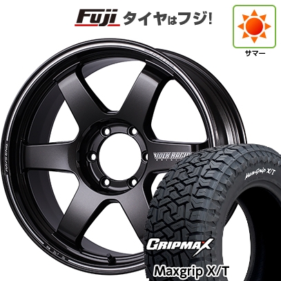 【新品】ランクル300 | 夏タイヤ ホイール4本セット | 285/55R20 | グリップマックス マックスグリップ X/T RWL(限定) | TE37ULTRA ラージPCD 20インチ