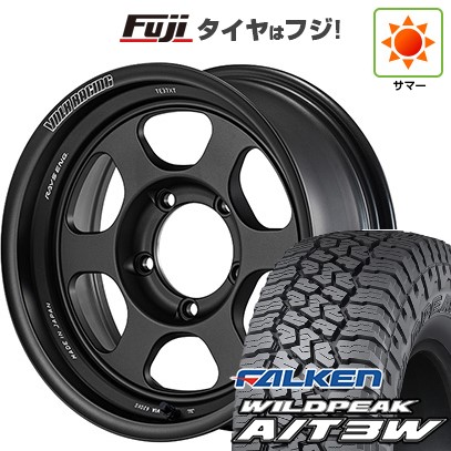 【新品】ジムニー 夏タイヤ ホイール４本セット 175/80R16 ファルケン ワイルドピーク A/T3W レイズ ボルクレーシング TE37XT FOR J UL 16インチ
