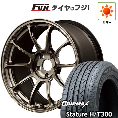 新品国産車用 5穴114.3車 夏タイヤ ホイール4本セット 225/60R18 グリップマックス スタチャー H/T300 BSW（限定） RAYS レイズ ボルクレーシング ZE40 18インチ