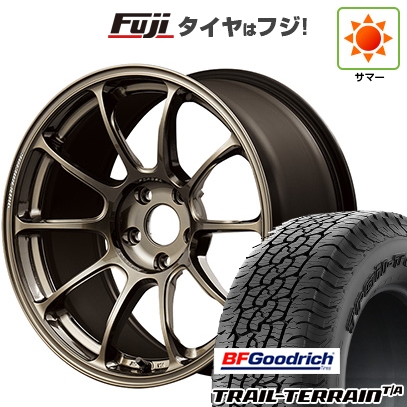 【新品国産車用 5穴114.3車】 夏タイヤ ホイール4本セット 225/55R18 BFグッドリッチ トレールテレーンT/A ORBL RAYS レイズ ボルクレーシング ZE40 18インチ