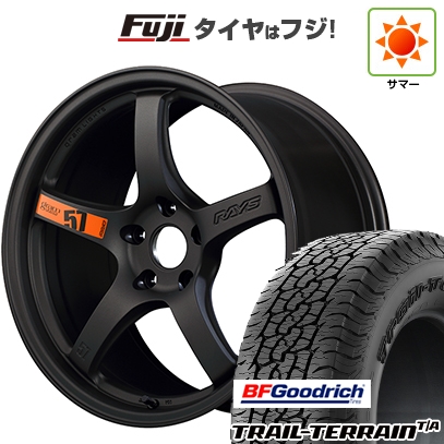 【新品国産車用 5穴114.3車】 夏タイヤ ホイール4本セット 235/60R18 BFグッドリッチ トレールテレーンT/A ORBL RAYS レイズ グラムライツ 57CR SPEC-D 18インチ