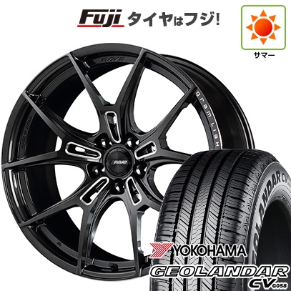 【新品国産車用5穴114.3】 | 夏タイヤ ホイール4本セット | 235/55R19 | ヨコハマ ジオランダー CV G058 | RAYS レイズ グラムライツ 57FXZ | 19インチ