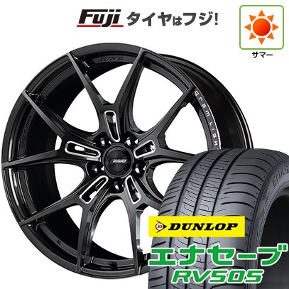RAYS57G ホイール4本セット DUNLOPタイヤ 18インチ ZIEX 【新品国産5穴100車】 夏タイヤ ホイール4本セット 225