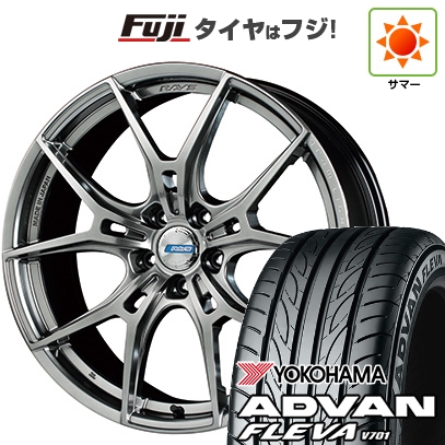 ADVAN 【新品国産車用 5穴100車】 夏タイヤ ホイール4本セット 215 