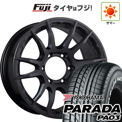PARADA PA03 【新品】ハイエース200系 夏タイヤ ホイール4本セット