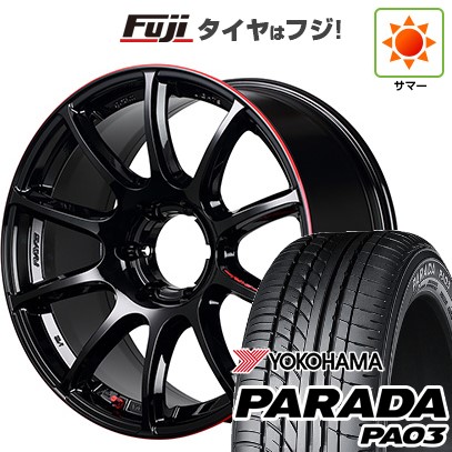 PARADA PA03 新品 ハイエース200系 夏タイヤ ホイール4本セット 225