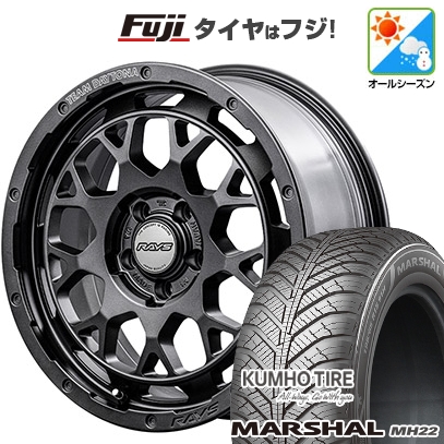 【新品】フリード クロスター | オールシーズンタイヤ ホイール4本セット | 205/45R17 | マーシャル MH22(限定) | デイトナ M9+ SPEC-M 17インチ