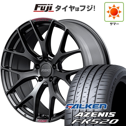 【新品国産車用5穴114.3】 | 夏タイヤ ホイール4本セット | 235/55R19 | ファルケン アゼニス FK520L | RAYS レイズ ホムラ 2X7FT SPORT EDITION | 7J 19インチ
