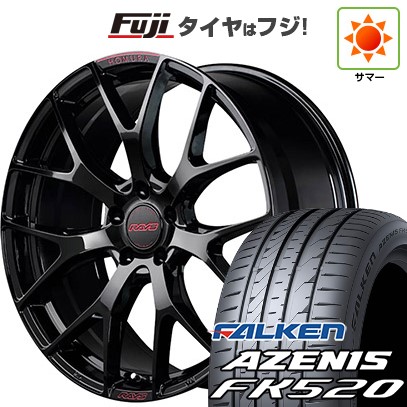 【新品国産車用 5穴114.3車】 夏タイヤ ホイール4本セット 225/50R18 ファルケン アゼニス FK520L RAYS レイズ ホムラ 2X7FT SPEC-M 18インチ