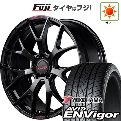 【新品】40系アルファード/ヴェルファイア用 夏タイヤ ホイール4本セット 245/45R20 ヨコハマ エイビッド エンビガーS321 RAYS ホムラ 2X7FT SPEC-M 20インチ
