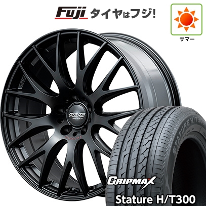 新品国産車用 5穴114.3車 夏タイア 銀輪4本仕かける 225/60R18 GRIP MAX スタチャー H/T300 BSW（押さえる） RAYS レイズ ホムラ 2X9Plus SPORT EDITION 18in