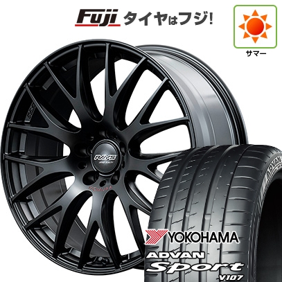 ADVAN - 張り裂ける言いはなつ付き添い人 新品国産車用5穴114.3 | 夏タイア 銀輪4本仕かける | 225/45R18 | 広告業ヴァン 運動競技 V107(押さえる) | ホムラ 2X9Plus SPORT EDITION 18in