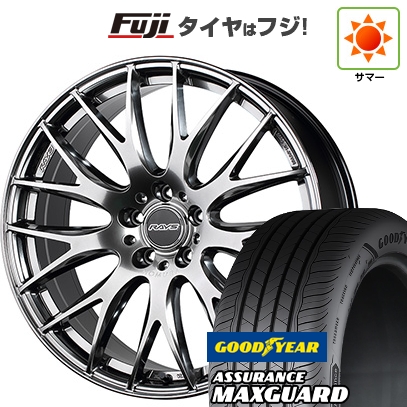 ASSURANCE - 【新品国産車用5穴114.3】 | 夏タイア 車輪4本仕掛ける | 225/45R19 | グッドイヤー Assurance Maxguard(押さえる) | ホムラ 2X9Plus 19in 自動車-車、バイク、自転車-夏タイヤ、ホイールセット