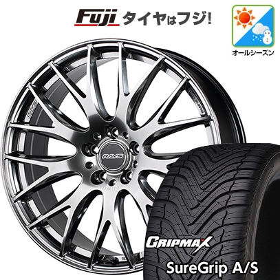 【新品国産車用5穴114.3】 | オールシーズンタイヤ ホイール4本セット | 235/55R19 | Sure Grip AS(2024年製) | RAYS レイズ ホムラ 2X9Plus | 7.5J 19インチ