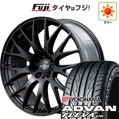 【新品国産車用 5穴114.3車】 夏タイヤ ホイール4本セット 225/35R20 ヨコハマ アドバン フレバV701 RAYS レイズ ホムラ 2X9Plus SPORT EDITION 20インチ